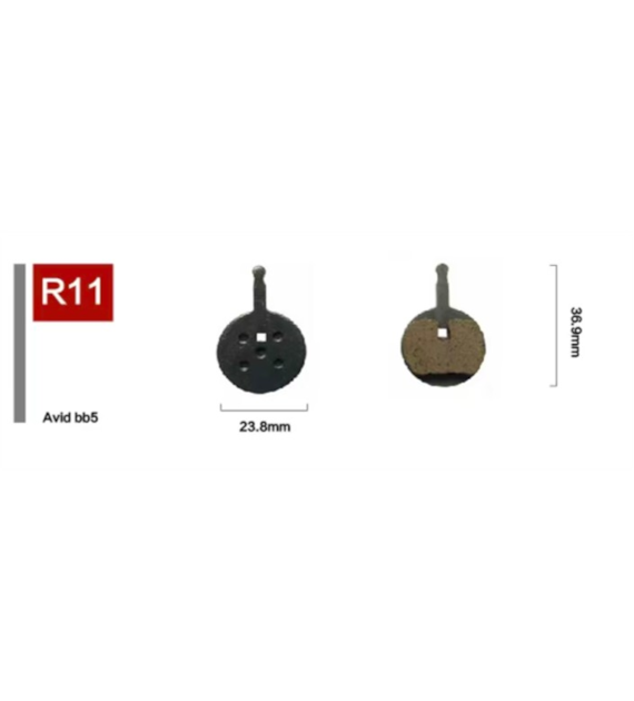 Klocki ham.tarcz. R11 Spiekane/Sintered