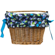 Wkładka kosza Gałązki Grafit-Turku-Fiolet-Biały