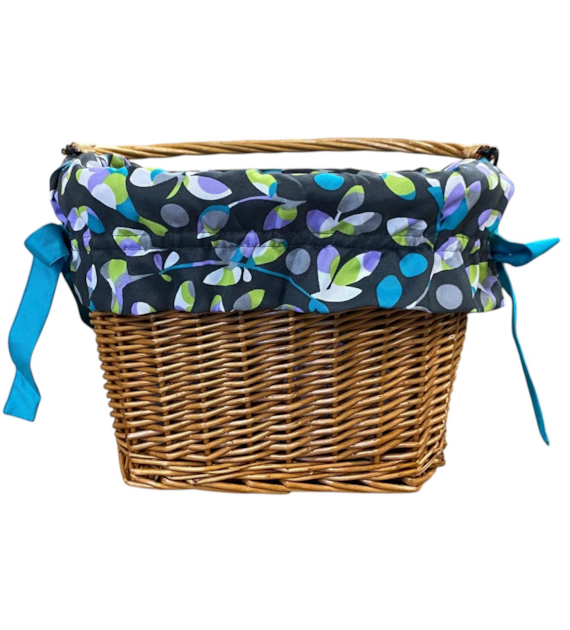 Wkładka kosza Gałązki Grafit-Turku-Fiolet-Biały