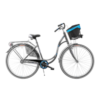 Rower Majdller 28'' CAMA 8.1 18'' Grafit połysk