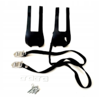 Noski z paskami FP-T02+FP-S01 Set;12x450mm czarne