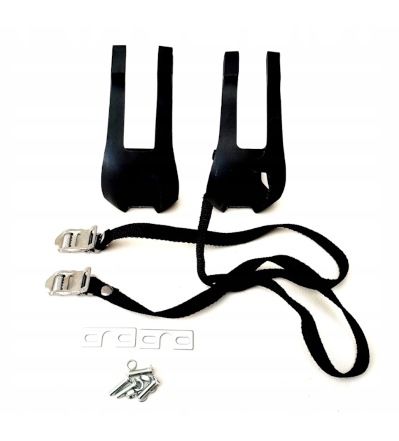 Noski z paskami FP-T02+FP-S01 Set;12x450mm czarne