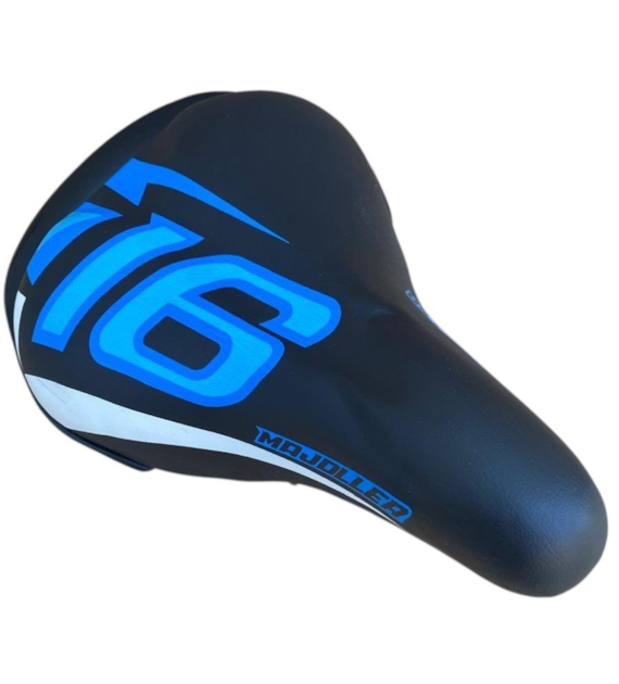 Siodło dziecięce Majdller czarno/niebieskie