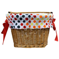 Wkładka kosza kropki kolorowe 142.004