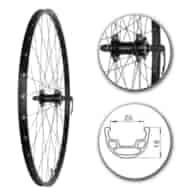 Koło 29  przód MTB;32H;ObCza;Pi.Dy6-śr;ŁoMa;Sz-BL