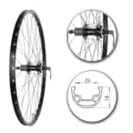 Koło 27,5  tył MTB;ObCz;P.K8/9;D6-śr;Ło.Ma;Sz-BL