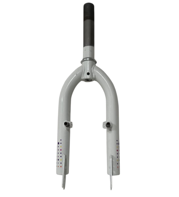 Widelec 18  130/40mm z pivotami Biały