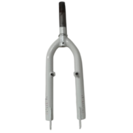 Widelec 20  130/40mm z pivotami Biały