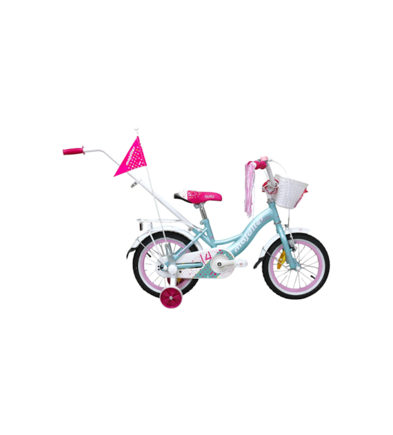 Rower Majdller 14'' STELLA Mięta/Różowy