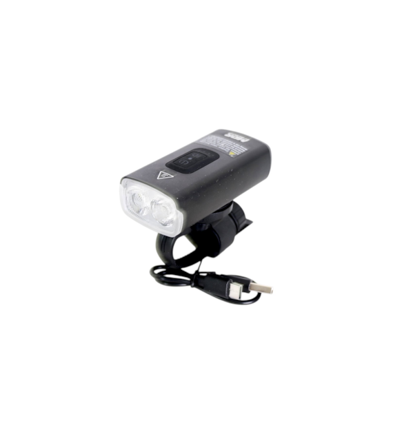 Lampa przód MDR-7171A-3 USB czarna AM