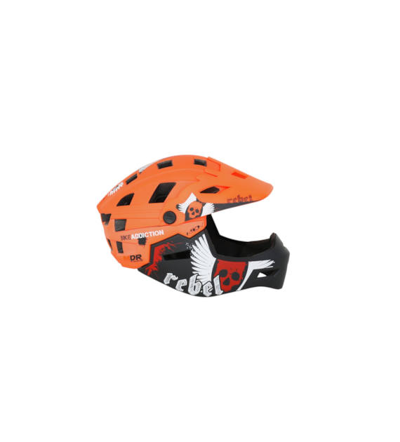 KASK KS11-A M PEŁNY pomarań-czarny 55-58