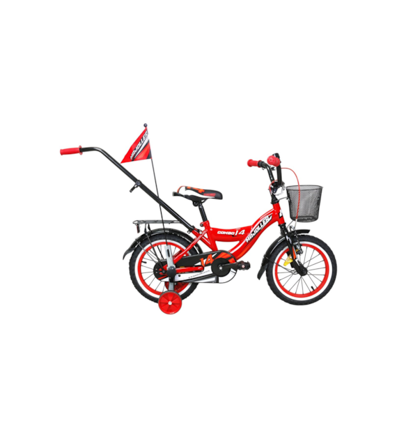 Rower Majdller 14'' COMBO Czerwony-Czarny