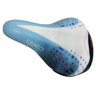 Siodło dziecięce Stella biało/niebieskie