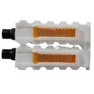 Pedał dziecięcy PVC mały 9/16  biały