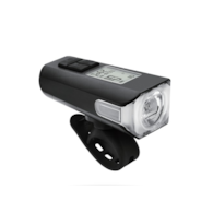 Lampa przód Z LICZNIKIEM MDR-M35-OW USB czarna AM