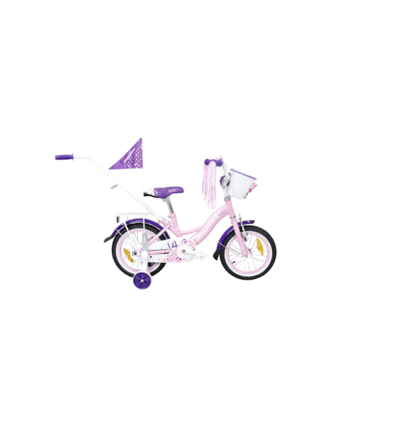 Rower Majdller 14'' STELLA Różowy-Fiolet