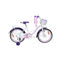 Rower Majdller 18'' STELLA Biały-Fiolet