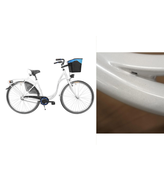 Rower Majdller 28'' CAMA 8.1 18'' Biały