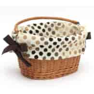 Wkładka kosza 142.007 Tęczowe Kropki brąz