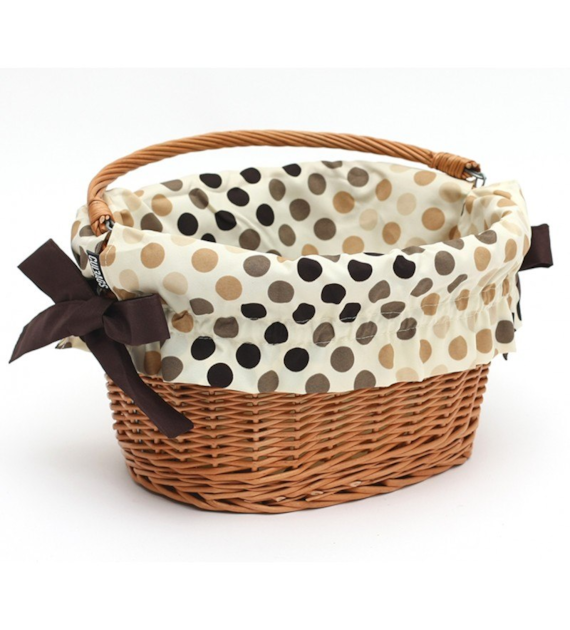 Wkładka kosza 142.007 Tęczowe Kropki brąz