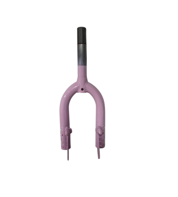 Widelec 12  130/40mm z pivotami Różowy