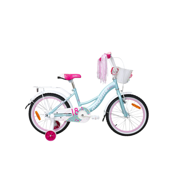 Rower Majdller 18'' STELLA Mięta/Różowy