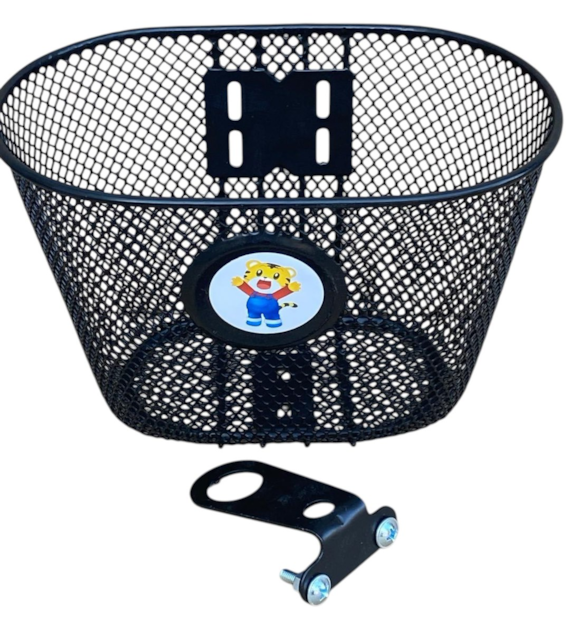 Kosz przód dziecięcy siatka na stałe czarny