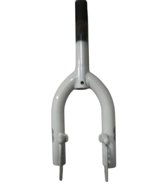 Widelec 12  130/40mm z pivotami Biały