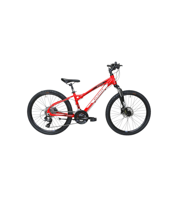 Rower Majdller 24'' DRAKON 4.0 2HT-H 13  Czerwony