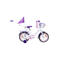 Rower Majdller 14'' STELLA Biały-Fiolet