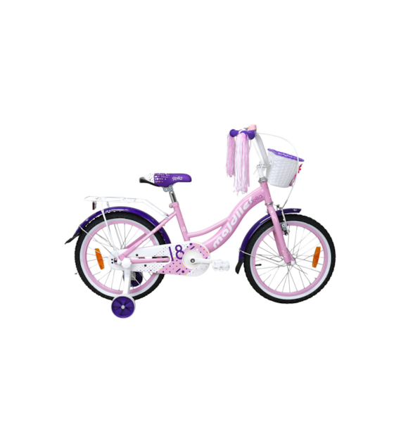 Rower Majdller 18'' STELLA Różowy-Fiolet