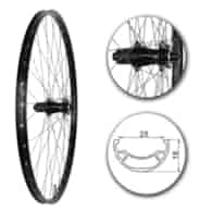 Koło 29  tył MTB;ObCz;P11S-D6śr;ŁoMa.oś12x142;SzBL