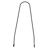 Wspornik błotnika 16  przód czarny