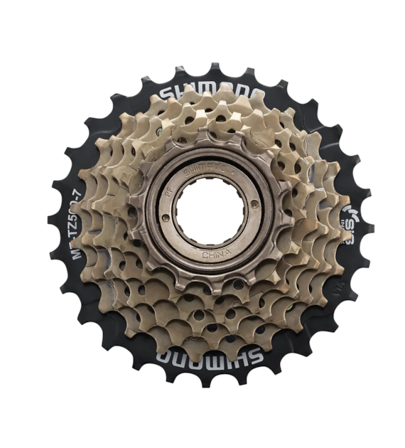 Wolnobieg 7-rzed.SH MF-TZ500 14-28T brązowy