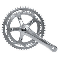 Mechanizm korbowy szosowy 170x52x42T Alu srebrny