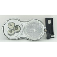 Lampa przód YG-QD-118 bateryjna 3  LED 1 funkcyjn