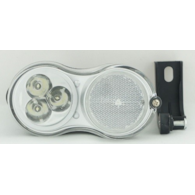 Lampa przód YG-QD-118 bateryjna 3  LED 1 funkcyjn