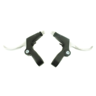 Dźwignia hamulca V-brake 3-4 p alu/alu czarno/sreb