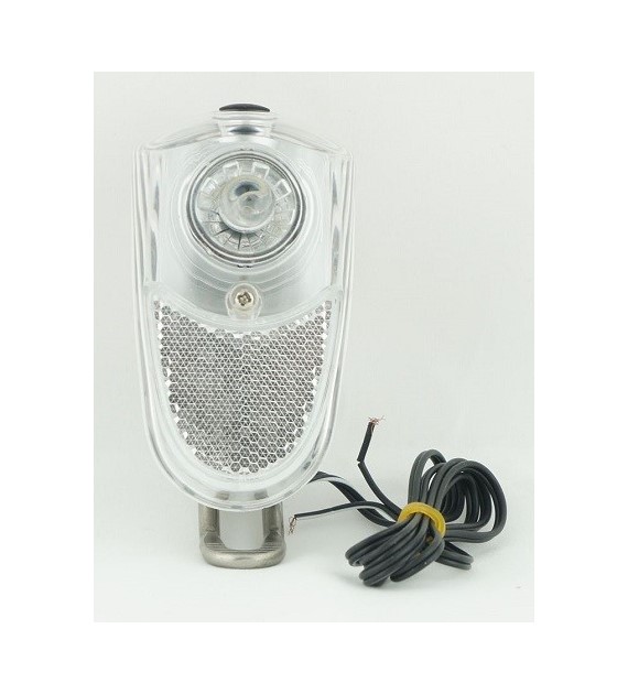 Lampa przód YG-QD-120 na dynamo 1 LED