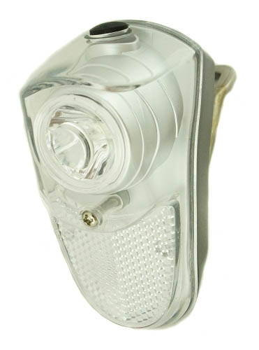 Lampa przód YG-QD-120A bateryjna 1 Led 1 funkcyjna