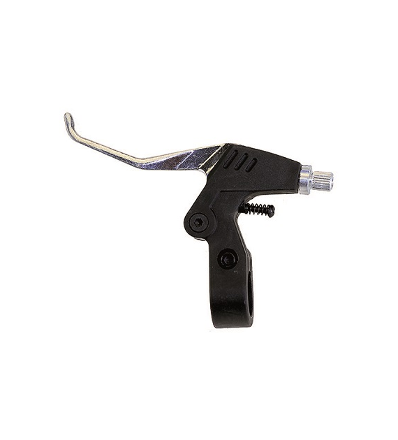 Dźwignia hamulca 2-3 p alu/plast czarno/srebrna