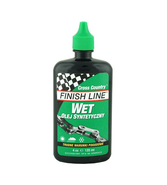 Olej FINISH LINE WET LUBE CROSS COUNTRY 120ML