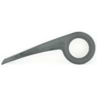 Osłona łańcucha ZULA fi-180mm b/uchwytu czarna