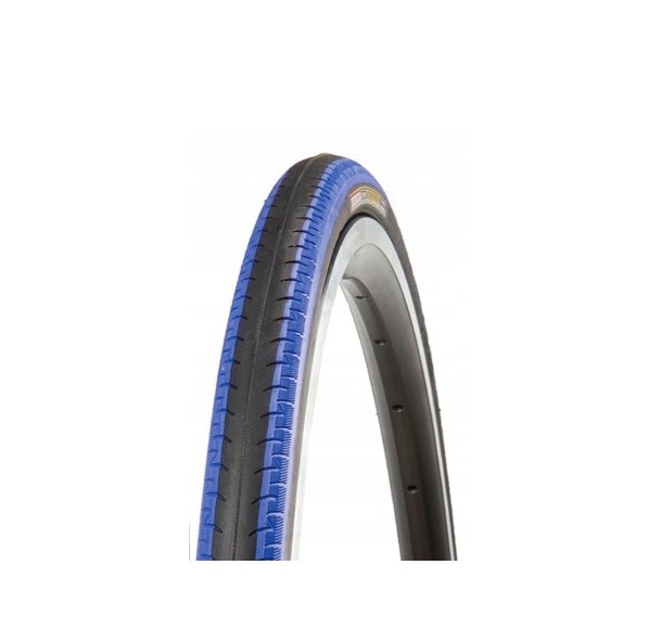 Opona 700x23 K-196 Czarna p/niebieski