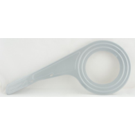 Osłona łańcucha Turing fi-230mm b/uchwytu srebrna