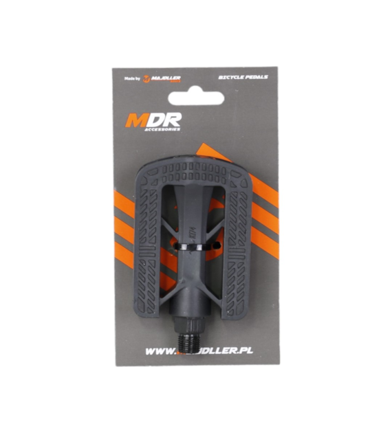 Pedały FP-830 PVC guma odblask czarny AM