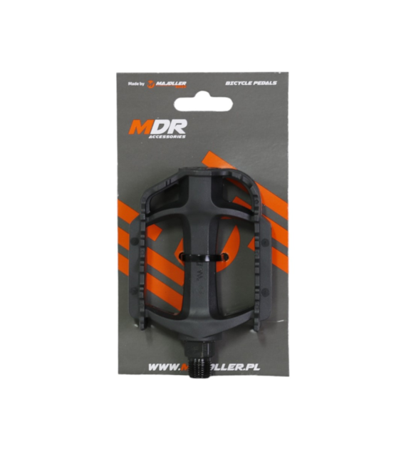 Pedały FP-818 PVC z odblaskiem czarne