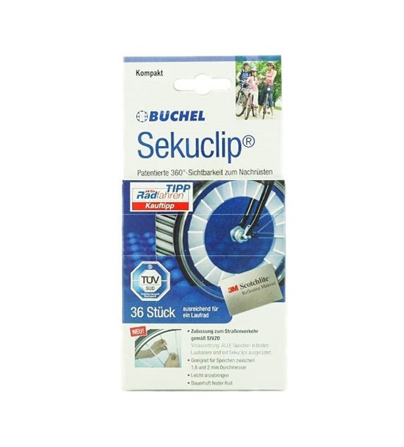 Odblaski na szprychy 3M SECUCLIP 72/box