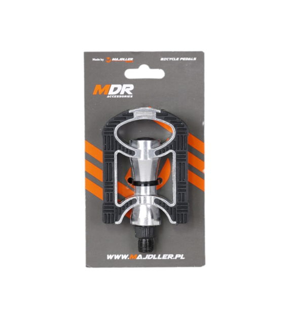 Pedały FP-910 alu antypoślizgowe srebrne