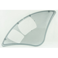 Osłona na koło tył policarbon pełna smoke z otw.